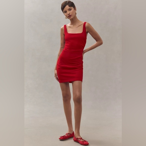 Like New - Anthropologie BHLDN Aubree Stretch Crepe Mini Dress - Size S - Picture 1 of 7